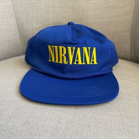 Urban Outfitters Accessories - NWOT Urban Outfitters Nirvana Embroidery SnapBack